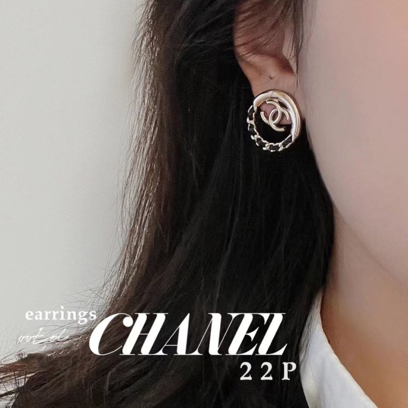 Ch*el earrings